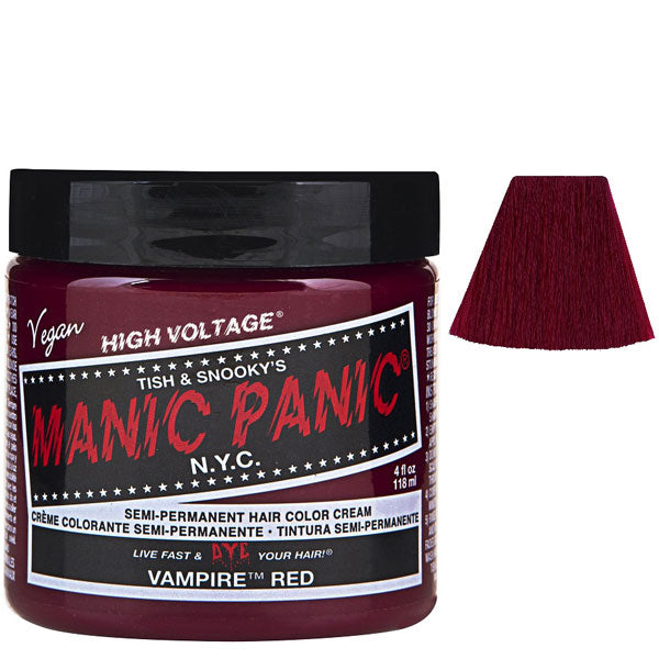 MANIC PANIC SEMI PERMANENT HAIR COLOR VAMPIRE RED - Tre Pi Profumerie