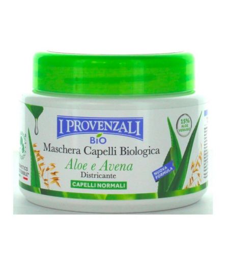 I PROVENZALI BIO MASCHERA CAPELLI ALOE VERA 20O ML - Tre Pi Profumerie
