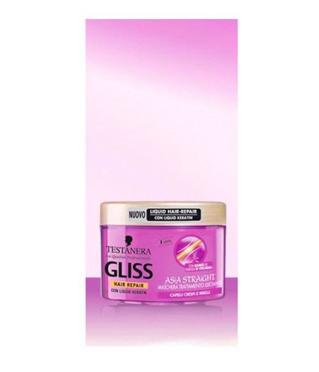 SCHWARZKOPF GLISS MASCHERA LISO ASIATICO 300 ML - Tre Pi Profumerie