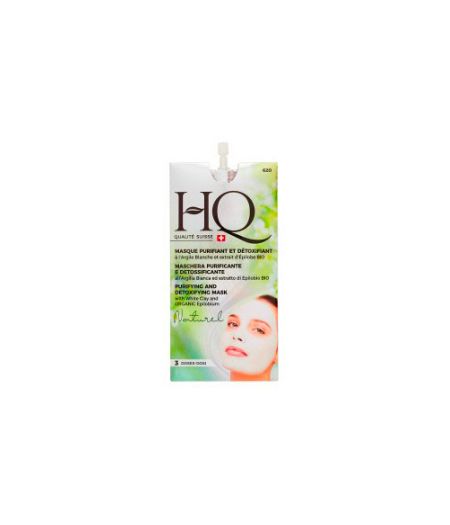 HQ MASCHERA VISO NERA PURIFANTE E DETOSSIFICANTE NATURALE 15 ML - Tre Pi Profumerie