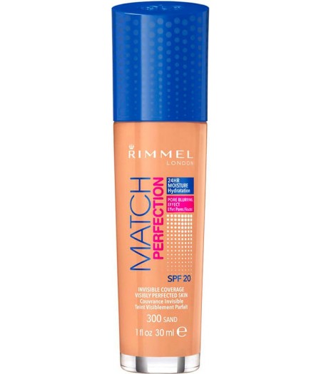 RIMMEL MATCH PERFECTIONFONDOTINTA SAND 300 - Tre Pi Profumerie