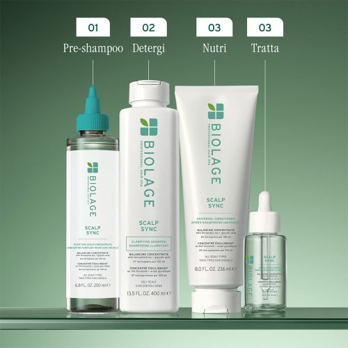 MATRIX BIOLAGE SCALP CLARIFYING SHAMPOO CUOIO CAPELLUTO GRASSO 400 ML