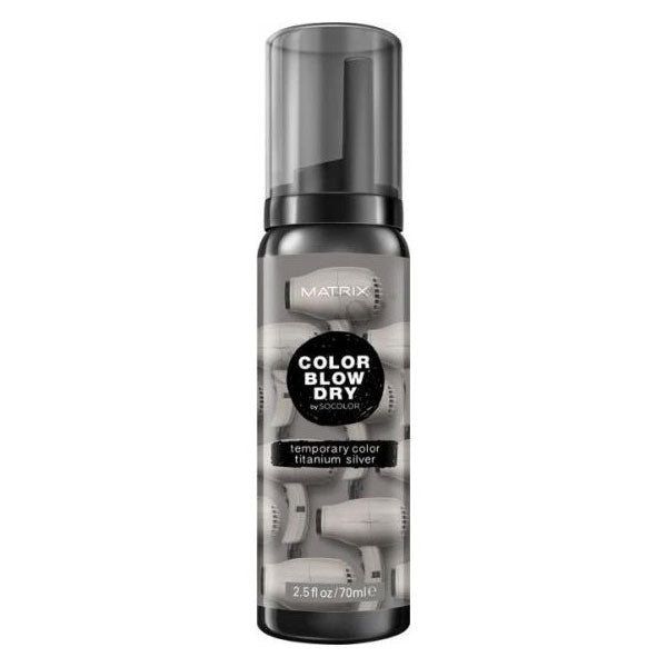 MATRIX COLOR BLOW DRY TEMPORARY COLOR TITANIUM SILVER 70 ML - Tre Pi Profumerie