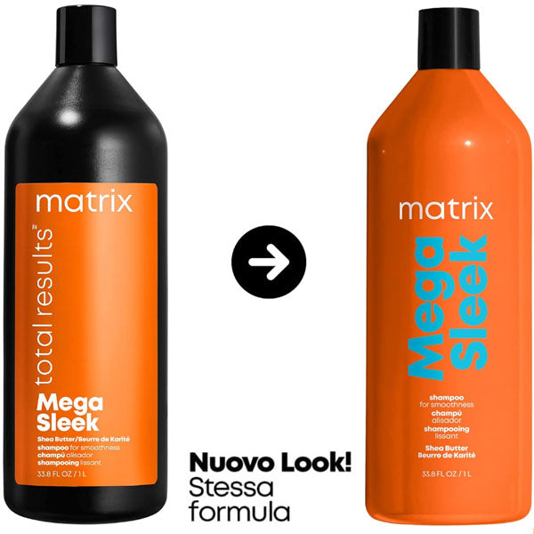MATRIX TOTAL RESULTS MEGA SLEEK SHAMPOO 1000 ML - Tre Pi Profumerie