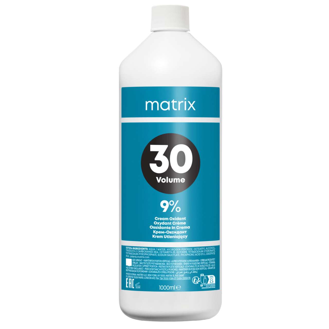 MATRIX EMULSIONE OSSIDANTE 30 VOLUMI 1000 ML