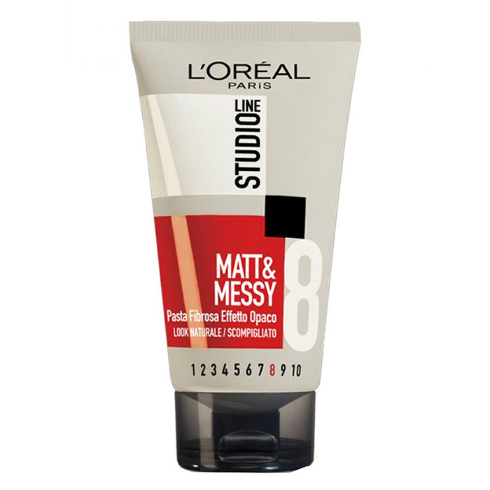L'OREAL STUDIO LINE MATT&MESSY PASTA FIBROSA TUBO 150 ML - Tre Pi Profumerie
