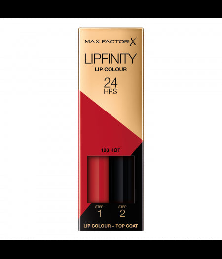 MAX FACTOR LIPFINITY ROSSETTO HOT 120 - Tre Pi Profumerie