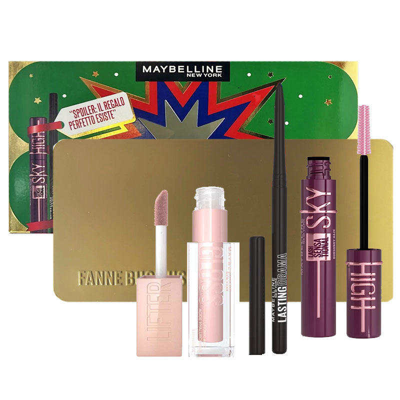 Coffret de Noël Maybelline : Mascara Sky High + Crayon pour les yeux