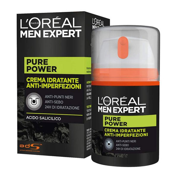 L'OREAL MEN EXPERT PUREPOWER CREMA 50 ML - Tre Pi Profumerie