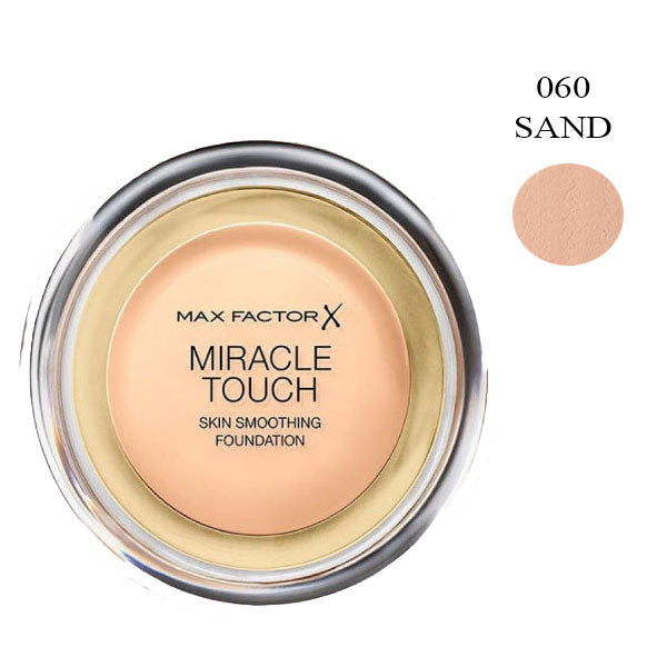MAX FACTOR MIRACLE TOUCH LIQUID ILLUSION FOUNDATION SAND 060 - Tre Pi Profumerie