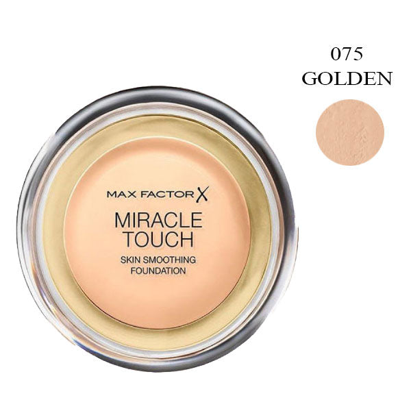 MAX FACTOR MIRACLE TOUCH LIQUID ILLUSION FOUNDATION GOLDEN 075 - Tre Pi Profumerie