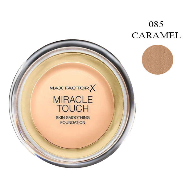 MAX FACTOR MIRACLE TOUCH LIQUID ILLUSION FOUNDATION CARAMEL 085 - Tre Pi Profumerie