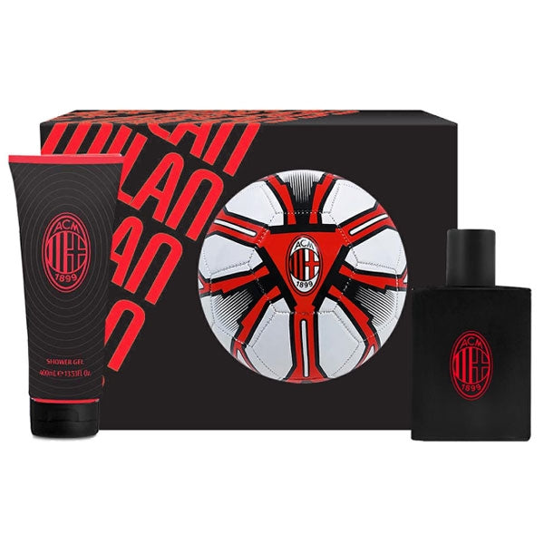 MILAN COFANETTO REGALO EDT100+SG200+PALLONE - Tre Pi Profumerie