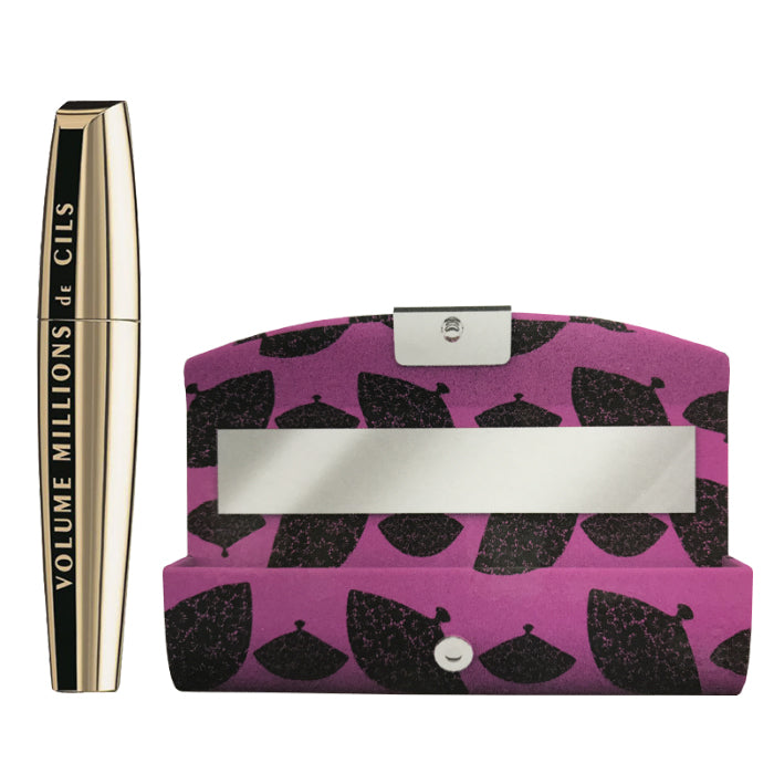 L'OREAL MASCARA VOLUME MILLIONS DE CILS + PORTA MASCARA - Tre Pi Profumerie