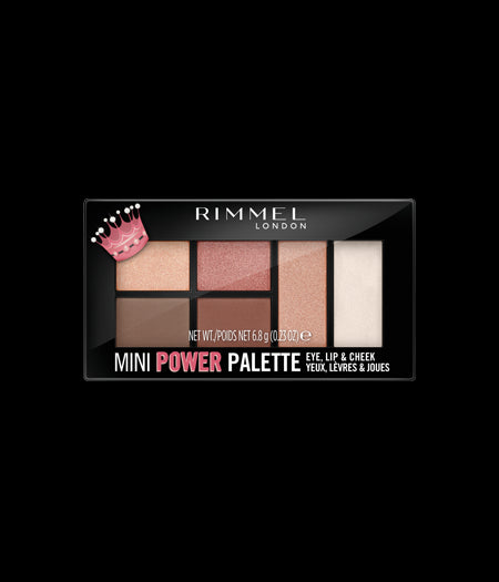 RIMMEL MINI POWER PALETTE OMBRETTI QUEEN 003 - Tre Pi Profumerie