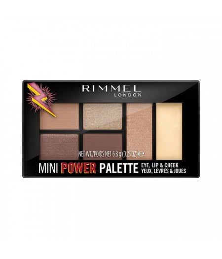 RIMMEL MINI POWER PALETTE OMBRETTI FEARLESS 001 - Tre Pi Profumerie
