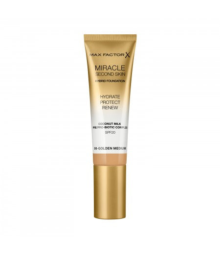 MAX FACTOR MIRACLE SECOND SKIN GOLDEN MEDIUM 06 - Tre Pi Profumerie