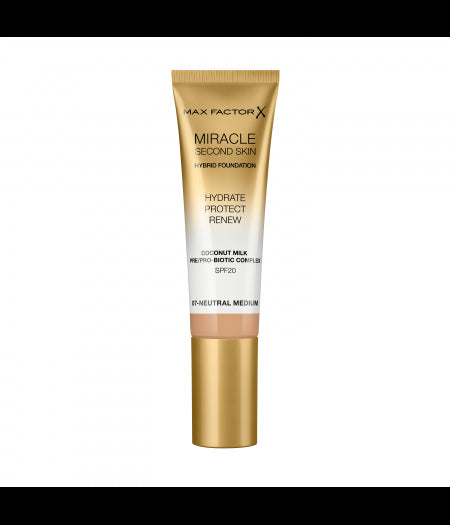 MAX FACTOR MIRACLE SECOND SKIN NEUTRAL MEDIUM 07 - Tre Pi Profumerie