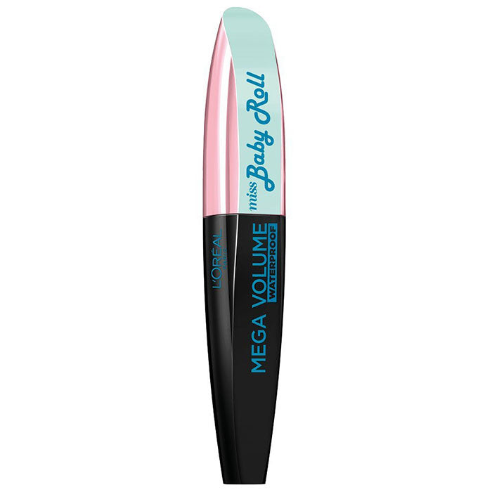 L'OREAL MASCARA MISS BABY ROLL MEGA VOLUME BLACK WATERPROOF - Tre Pi Profumerie