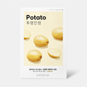 Missha Airy Fit Sheet Mask Potato – Maschera Viso Lenitiva 19g