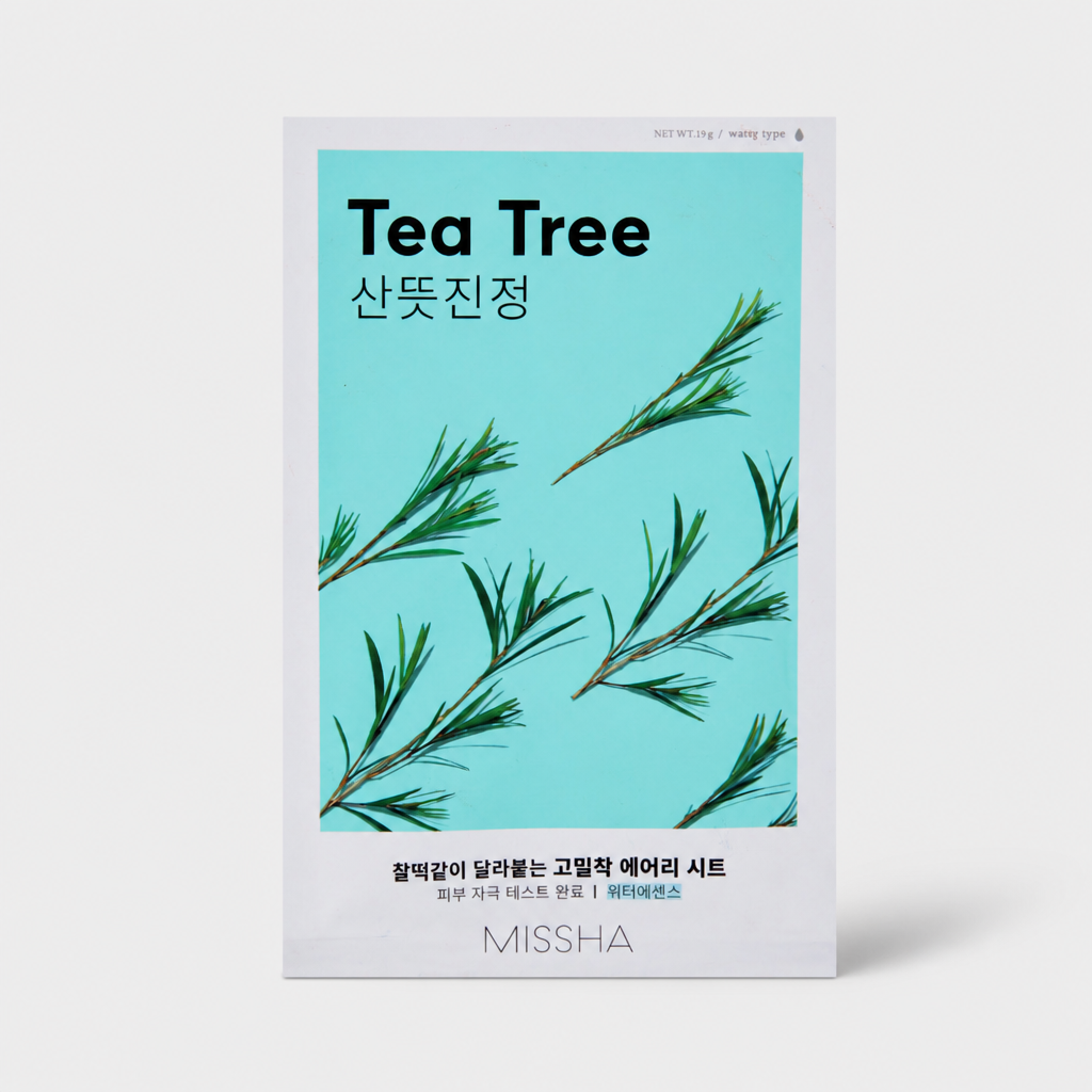 Missha Airy Fit Sheet Mask Tea Tree – Maschera Viso Purificante 19g
