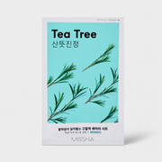 Missha Airy Fit Sheet Mask Tea Tree – Maschera Viso Purificante 19g
