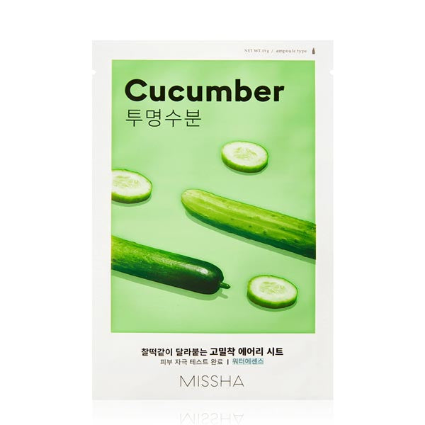 MISSHA SHEET MASK MASCHERA VISO IN TESSUTO CUCUMBER - Tre Pi Profumerie