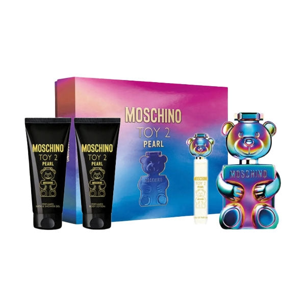 MOSCHINO COFANETTO REGALO TOY2 PEARL EDP100+SG1 - Tre Pi Profumerie
