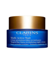 CLARINS MULTI-ACTIVE CREMA NOTTE PELLI NORMALI E MISTE 50 ML - Tre Pi Profumerie