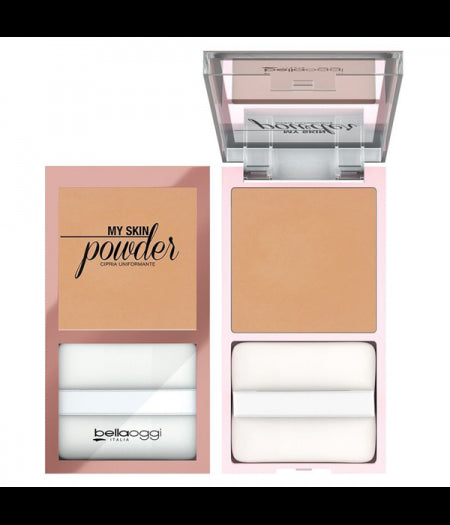 BELLA OGGI MY SKIN POWDER CIPRIA UNIFORMANTE SUNSET TOUCH 004 - Tre Pi Profumerie