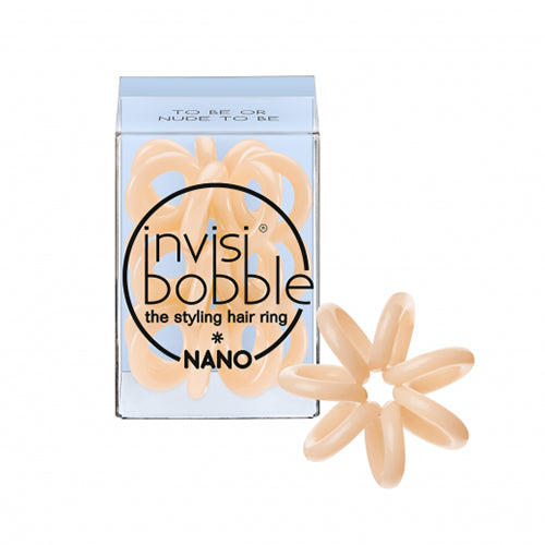 INVISI BOBBLE THE STYLING HAIR RING NANO BEIGE - Tre Pi Profumerie