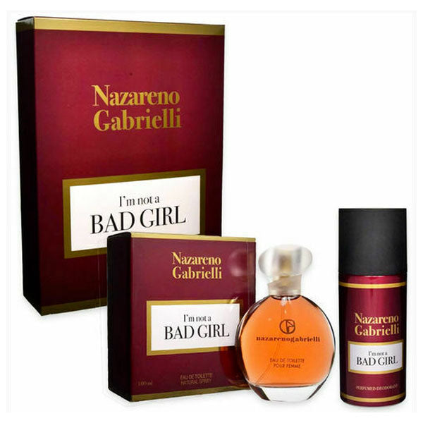 NAZARENO GABRIELLI BAD GIRL COFANETTO EDT 100 ML + DEO 150 ML - Tre Pi Profumerie