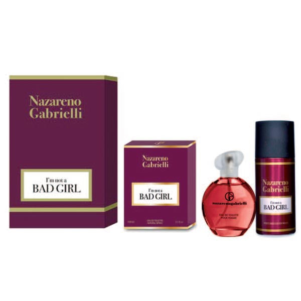 NAZARENO GABRIELLIGABRIELLI BAD GIRL COFANETTO EDT 100 ML + DEOD - Tre Pi Profumerie