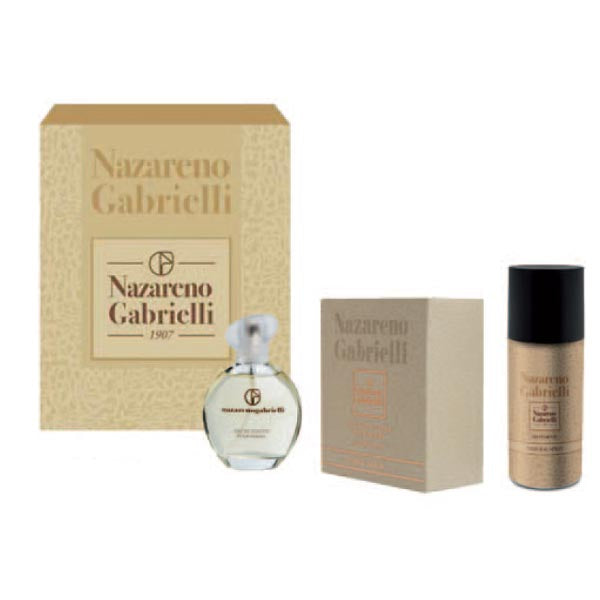 NAZARENO GABRIELLI POURFEMME COFANETTO EDT 100 ML + DEODORANTE - Tre Pi Profumerie