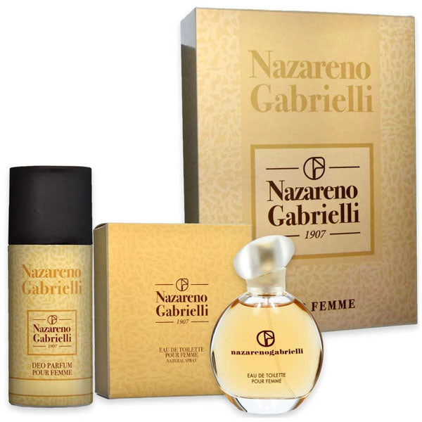 NAZARENO GABRIELLI POURFEMME COFANETTO EDT 100 ML + DEO 150 ML - Tre Pi Profumerie