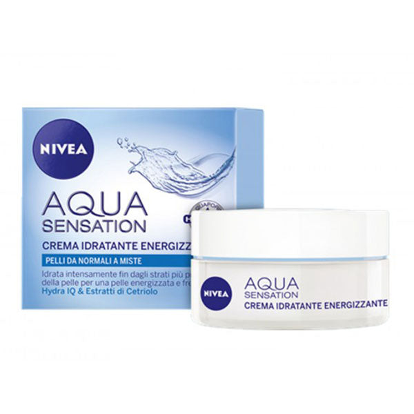 NIVEA AQUA SENSATION CREMA IDRATANTE ENERGIZZANTE 50 ML - Tre Pi Profumerie