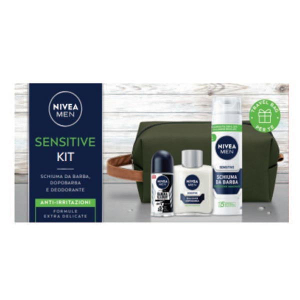 NIVEA COFANETTO REGALOFOR MEN SENSITIVE - Tre Pi Profumerie