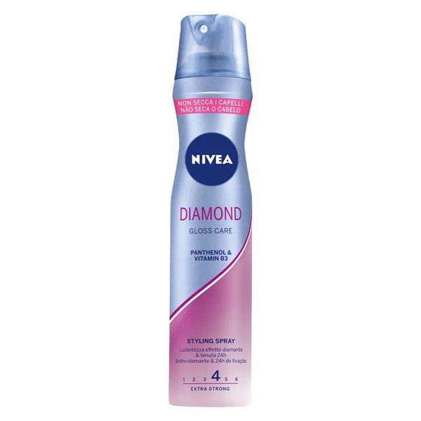 NIVEA DIAMOND GLOSS CARE LACCA EXTRA STRONG 250 ML - Tre Pi Profumerie