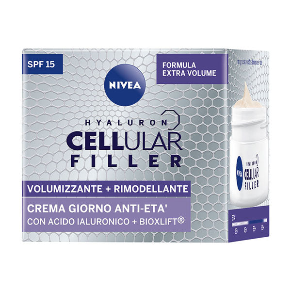 NIVEA HYALURON CELLULARFILLER VOLUMIZZANTE RIMODELL GIORNO 50ML - Tre Pi Profumerie