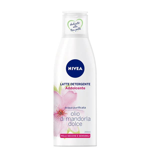 NIVEA LATTE DETERGENTE ADDOLCENTE PELLI SECCHE 200 ML - Tre Pi Profumerie