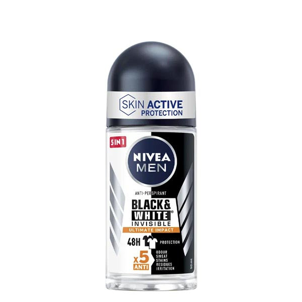 NIVEA MEN DEODORANTE BLACK & WHITE ULTIMATE IMPACT 150 ML - Tre Pi Profumerie