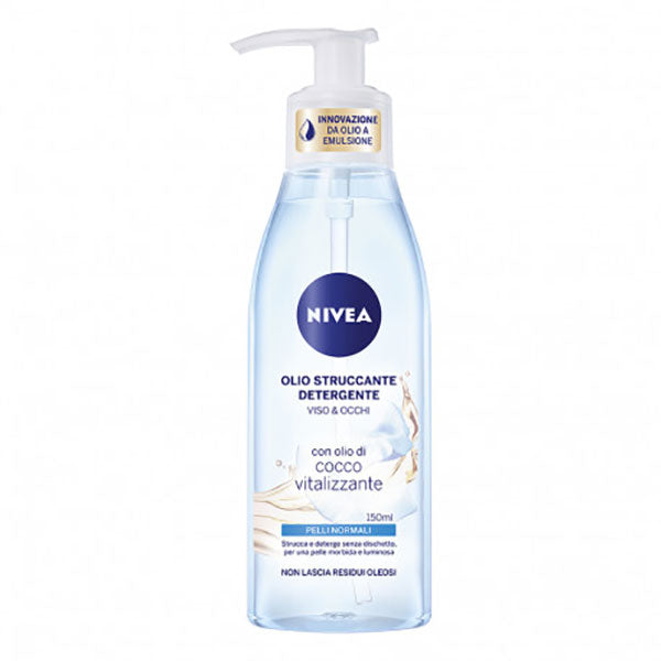 NIVEA OLIO STRUCCANTE DETERGENTE VISO E OCCHI VITALIZZANTE 150ML - Tre Pi Profumerie