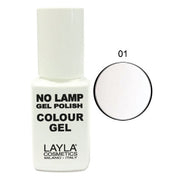 LAYLA SMALTO NO LAMP GEL POLISH COLOUR GEL STRAIGHT WHITE 01 - Tre Pi Profumerie