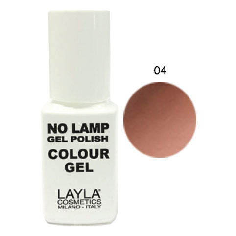 LAYLA SMALTO NO LAMP GEL POLISH COLOUR GEL LAZY BROWN 04 - Tre Pi Profumerie