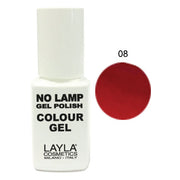 LAYLA SMALTO NO LAMP GEL POLISH COLOUR GEL RED VEGAS 08 - Tre Pi Profumerie