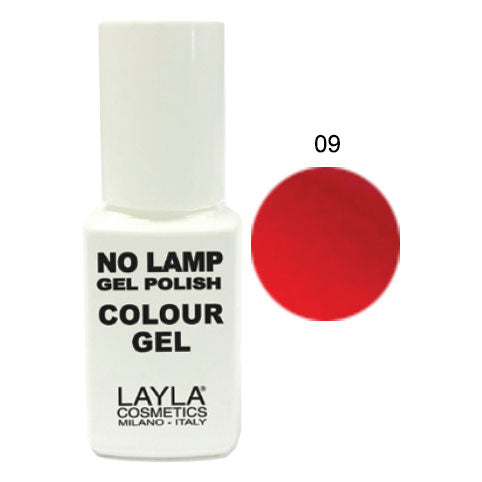 LAYLA SMALTO NO LAMP GEL POLISH COLOUR GEL LIVE RED 09 - Tre Pi Profumerie