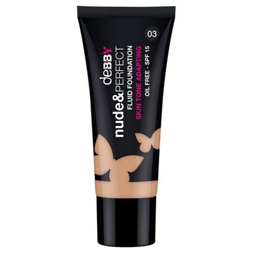 DEBBY FLUID FOUNDATION NUDE & PERFECT 03 - Tre Pi Profumerie