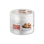 OMIA MASCHERA CAPELLI RISTRUTTURANTE OLIO DI SEMI DI LINO 250 ML - Tre Pi Profumerie
