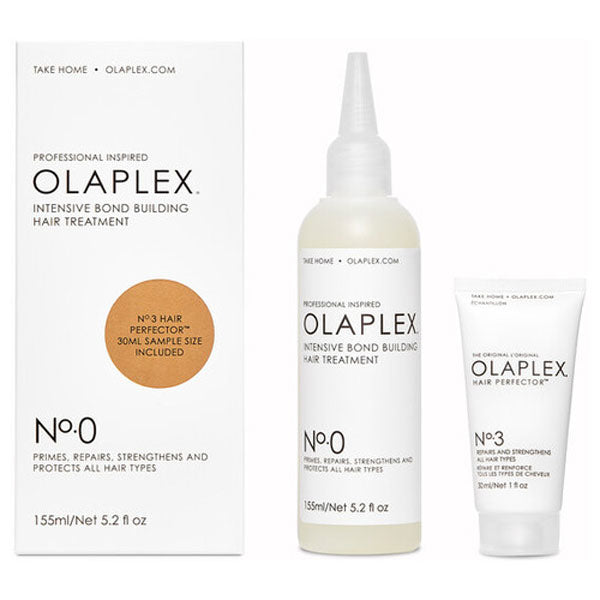 OLAPLEX INTENSIVE BOND BUILDING HAIR TREATMENT N 0 + N 3 155 ML - Tre Pi Profumerie