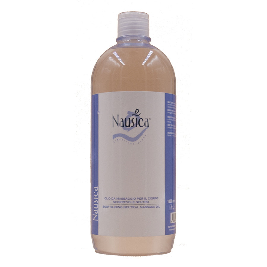 NAUSICA OLIO DA MASSAGGIO PER IL CORPO SCORREVOLE NEUTRO 1000 ML - Tre Pi Profumerie